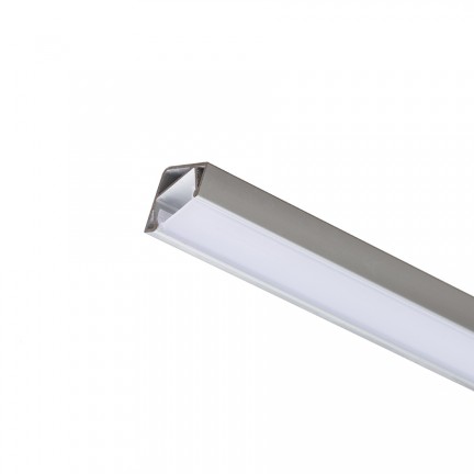 RENDL LED-Streifen LED PROFILE I 30/60 Oberflächenmontage 1m eloxiertes Aluminium/Mattacryl R14092 1