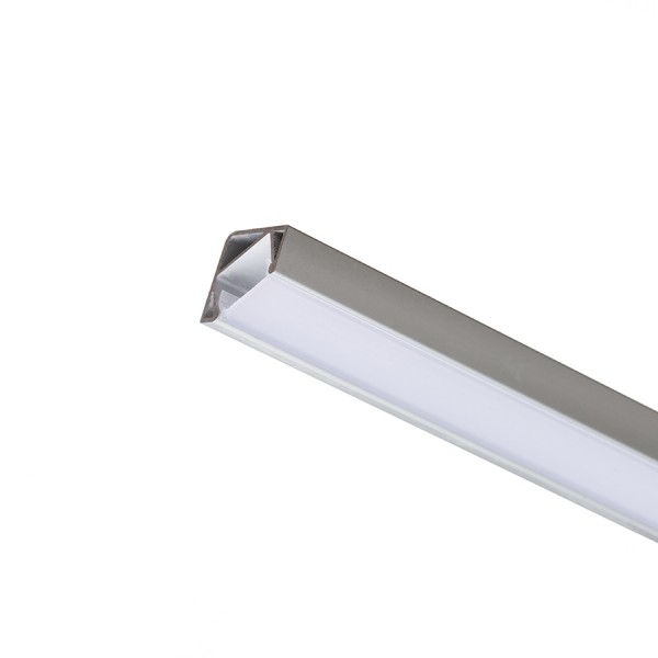 RENDL LED strips LED PROFILE I 30/60 overflademonteret 1m anodiseret aluminium/mat akryl R14092 1