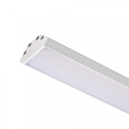 RENDL bande LED LED PROFILE J montage en surface 1m blanc acrylique mat/aluminium R14093 1