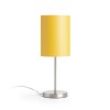 RENDL lampe de table NYC/RON 15/20 table Chintz abricot/nickel mat 230V LED E27 15W R14156 2