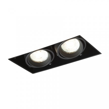 RENDL Einbauleuchte ELECTRA II GU10 frameless schwarz 230V LED GU10 8W R14168 1