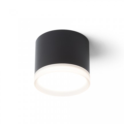 RENDL Deckenleuchte MEMA Deckenleuchte schwarz satiniertes Akryl 230V LED GX53 7W R14222 1