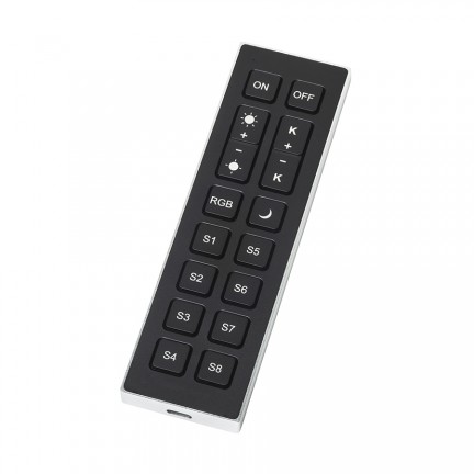 RENDL Ultra-thin-Stromschienensysteme VEGA TUYA Fernbedienung schwarz/silbergrau R14271 1
