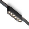 RENDL Ultra-thin sínes rendszerek OXANA 11 a WEGA/WAWE rendszerekhez fekete 24= LED 6W 24° 3000K 4000K 6500K R14323 4