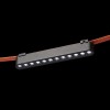 RENDL Ultra-thin railsysteem OXANA 22 for the VEGA/WAVE system zwart 24= LED 12W 24° 3000K 4000K 6500K R14324 6