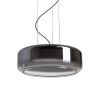 RENDL Hängeleuchte NAOMI 35 Pendelleuchte Rauchglas/Milchglas/schwarz 230V LED 18W 3000K R14400 3