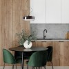 RENDL Hängeleuchte NAOMI 35 Pendelleuchte Rauchglas/Milchglas/schwarz 230V LED 18W 3000K R14400 4