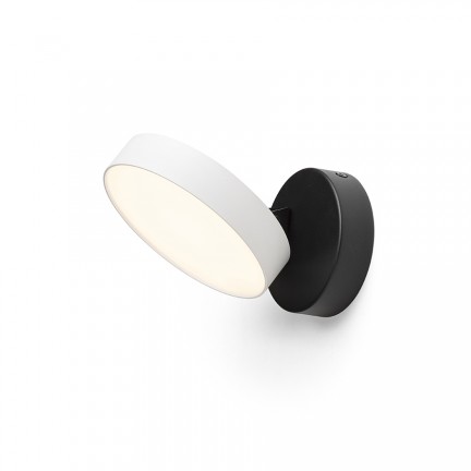 RENDL Spotleuchte ARETHA Aufbauleuchte weiß/schwarz 230V LED 12W 3000K R14421 1