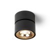 RENDL surface mounted lamp ALBANO surface mounted black/gold 230V LED 5W 3000K R14426 2