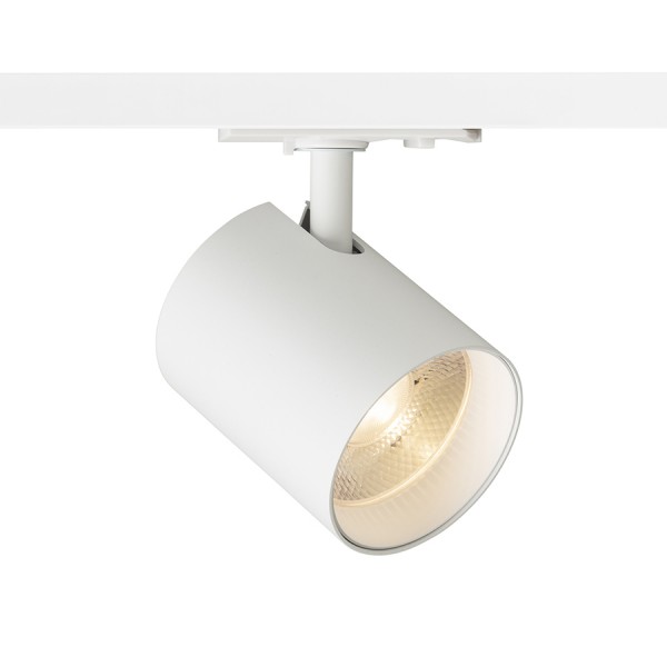 RENDL 1-Phasen-Lichtsysteme IRIS 7 für 1-Phasen-Stromschiene weiß 230V LED 10W 24° 3000K R14476 1