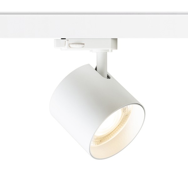 RENDL 3-Phasen-Lichtsysteme IRIS 9 für 3-Phasen-Stromschiene weiß 230V LED 12W 24° 3000K R14482 1
