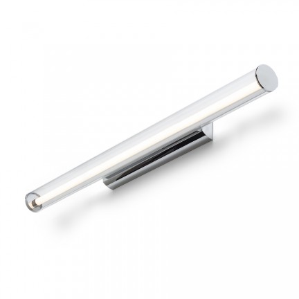 RENDL Wandleuchte RIVIER LED 89 Wandleuchte Chrom/klares Acryl 230V LED 18W 3000K R14490 1