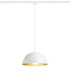 RENDL 3-Phasen-Lichtsysteme GLADYS 40 für 3-Phasen-Stromschiene weiß/goldgelb 230V LED E27 15W R14511 1