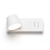RENDL spotlight AMADEUS wall with backlighting white 230V LED 4+6W 3000K R14521 2