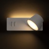 RENDL spotlight AMADEUS wall with backlighting white 230V LED 4+6W 3000K R14521 3