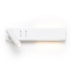 RENDL Spotleuchte ODEON Wandhalterung mit Hintergrundbeleuchtung weiß 230V LED 8+3W 30° 3000K R14523 9