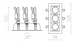 MONE III - recessed light